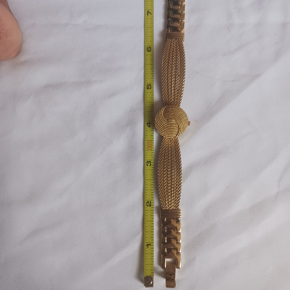 Anne Klein Gold Mesh Bracelet Watch